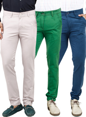 

Uber Urban Slim Fit Men's Multicolor Trousers