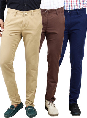 

Uber Urban Slim Fit Men's Multicolor Trousers