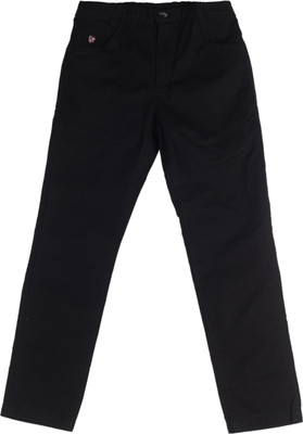 

US Polo Kids Slim Fit Boys Black Trousers