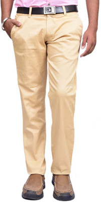 

British Terminal Slim Fit Men's Cream Trousers