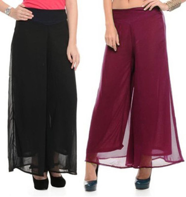 MDS Jeans Slim Fit Women's Black, Maroon Trousers