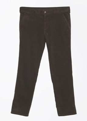 

Killer Regular Fit Men's Brown Trousers, Dark olive