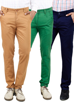 

Uber Urban Slim Fit Men's Multicolor Trousers