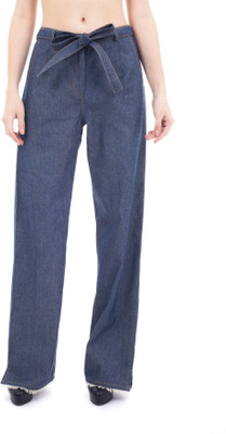 

Forever 9teen Regular Fit Women's Blue Trousers