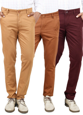 

Uber Urban Slim Fit Men's Multicolor Trousers