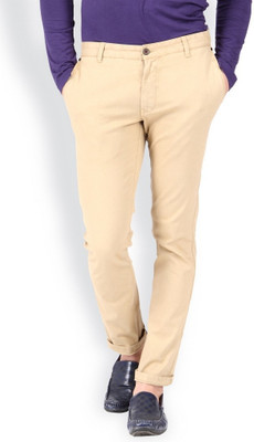 

Blackberrys Skinny Fit Men's Beige Trousers, Sand khaki