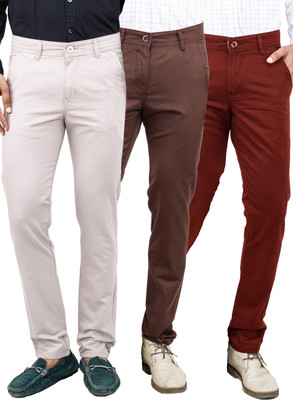 

Uber Urban Slim Fit Men's Multicolor Trousers
