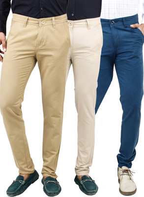 

Uber Urban Slim Fit Men's Multicolor Trousers