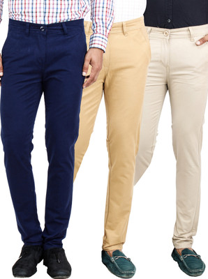 Uber Urban Slim Fit Men's Multicolor Trousers