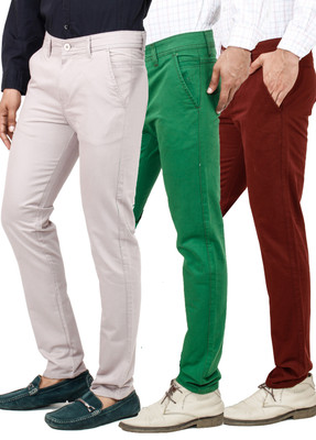 

Uber Urban Slim Fit Men's Multicolor Trousers