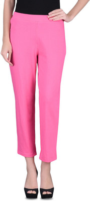 FINESSE Regular Fit Women Pink Trousers