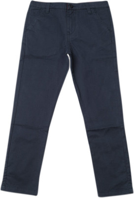 

Allen Solly Junior Boys Dark Blue Trousers, Navy