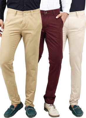 

Uber Urban Slim Fit Men's Multicolor Trousers