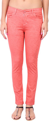

Fashion Cult Slim Fit Women's Pink Trousers