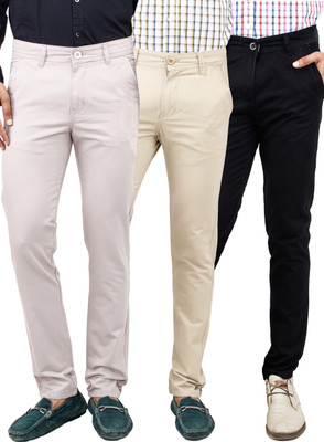 

Uber Urban Slim Fit Men's Multicolor Trousers