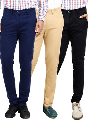 

Uber Urban Slim Fit Men's Multicolor Trousers