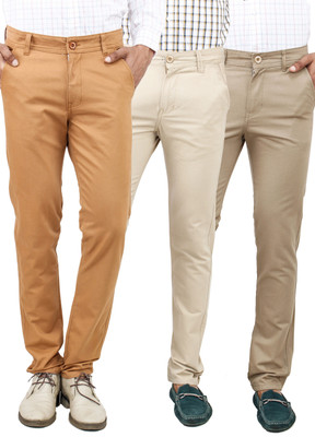 

Uber Urban Slim Fit Men's Multicolor Trousers
