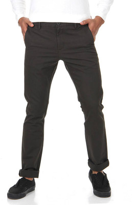 

Shapes Slim Fit Men's Brown Trousers, Olive