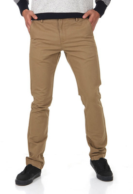 

Shapes Slim Fit Men's Beige Trousers, Khaki