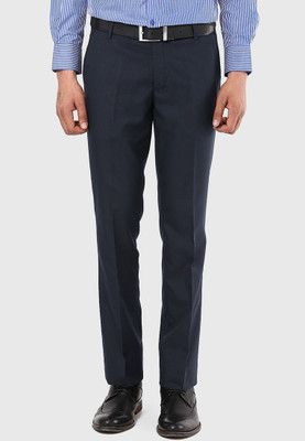 AD & AV Regular Fit Men Blue Trousers