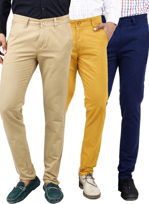 

Uber Urban Slim Fit Men's Multicolor Trousers