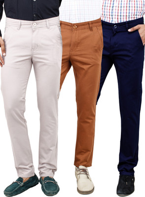 

Uber Urban Slim Fit Men's Multicolor Trousers