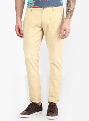 Jack & Jones Regular Fit Men's White Trousers, White pepper