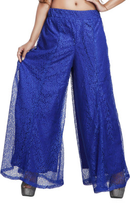 Comix Regular Fit Women Blue Trousers