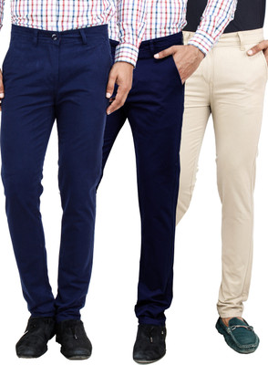 

Uber Urban Slim Fit Men's Multicolor Trousers