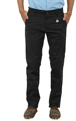 

Carbon Slim Fit Men's Black Trousers