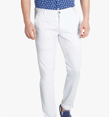 AD & AV Regular Fit Men White Trousers