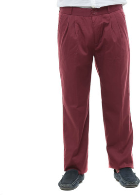 OLD KHAKI Regular Fit Men Brown Trousers