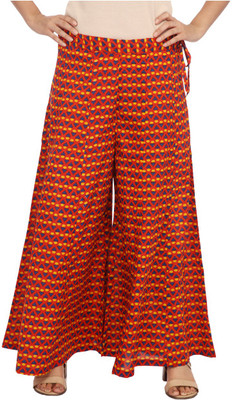 

Enah Regular Fit Women's Red Trousers