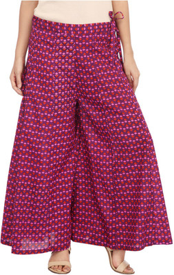 

Enah Regular Fit Women's Purple Trousers