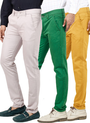 

Uber Urban Slim Fit Men's Multicolor Trousers