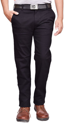 

British Terminal Slim Fit Men's Black Trousers