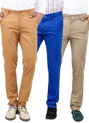 

Uber Urban Slim Fit Men's Multicolor Trousers