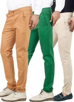 

Uber Urban Slim Fit Men's Multicolor Trousers