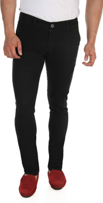 Fever Slim Fit Men Cream Trousers Fever Slim Fit Men Cream Trousers