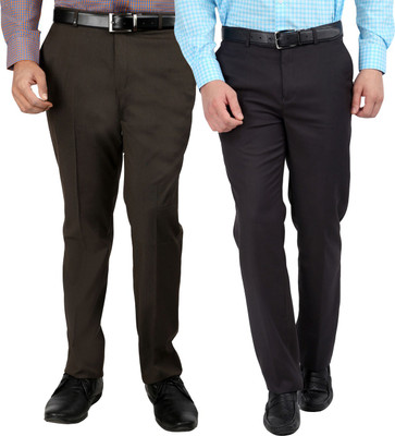 INSPIRE Slim Fit Men Multicolor Trousers