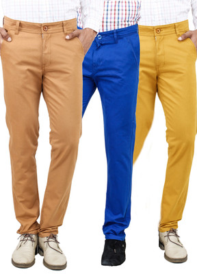 

Uber Urban Slim Fit Men's Multicolor Trousers