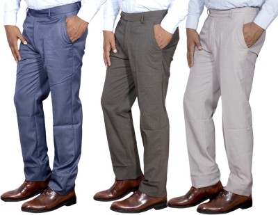 IndiWeaves Regular Fit Men Multicolor Trousers