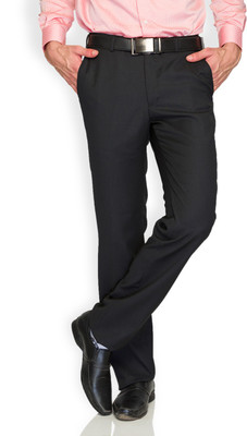 Raymond Regular Fit Men's Green Trousers