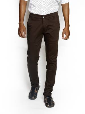 Bdow Fashion Collection Slim Men's Brown Jeans