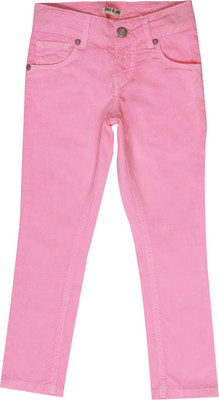 

Gini & Jony Regular Fit Girls Pink Trousers, 1258