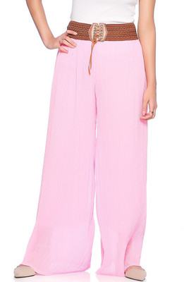 

Vanita Regular Fit Women's Pink Trousers