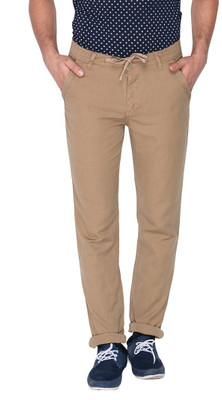 

Mufti MFT-16311-06-KHAKHI Regular Fit Men's Brown Trousers