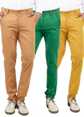 

Uber Urban Slim Fit Men's Multicolor Trousers