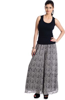

Trend Arrest Regular Fit Women' Multicolor Trousers, White