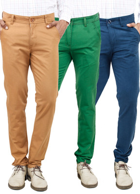 

Uber Urban Slim Fit Men's Multicolor Trousers